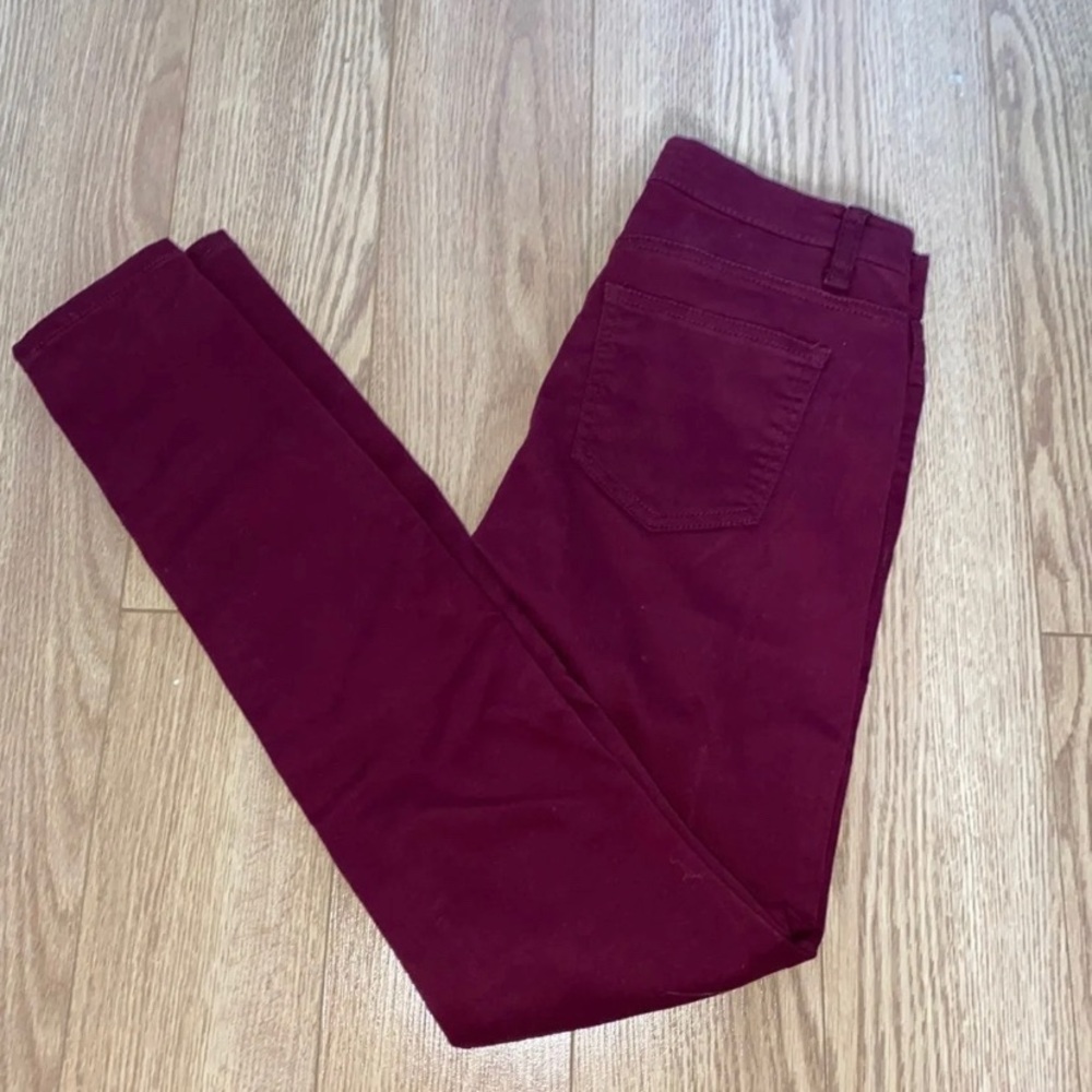 Red jeans